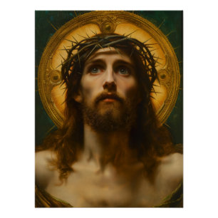 Póster Faith Hope Love   Jesus Cristo Presente Cristão