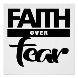 Póster Faith Over Fea