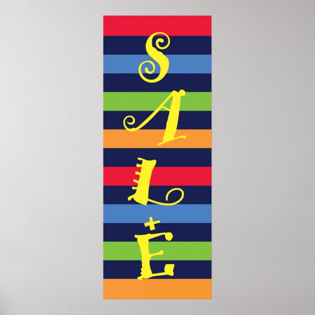 Póster Faixa de Loja de Venda (Frente)