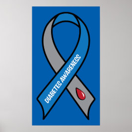 Poster Faixa de Sensibilização do Diabetes