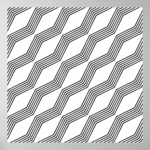 Poster Faixa diagonal angular