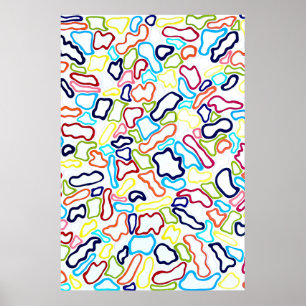 Poster Faixas de Cabelo Cartaz 24 x 36