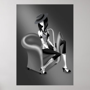 Poster "Fala fácil" - Inspirado no Jazz