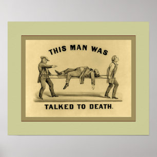 Poster Falado à morte