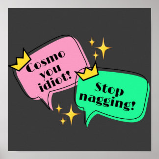 POSTER FALANDO BOLHA WANDA COSMO