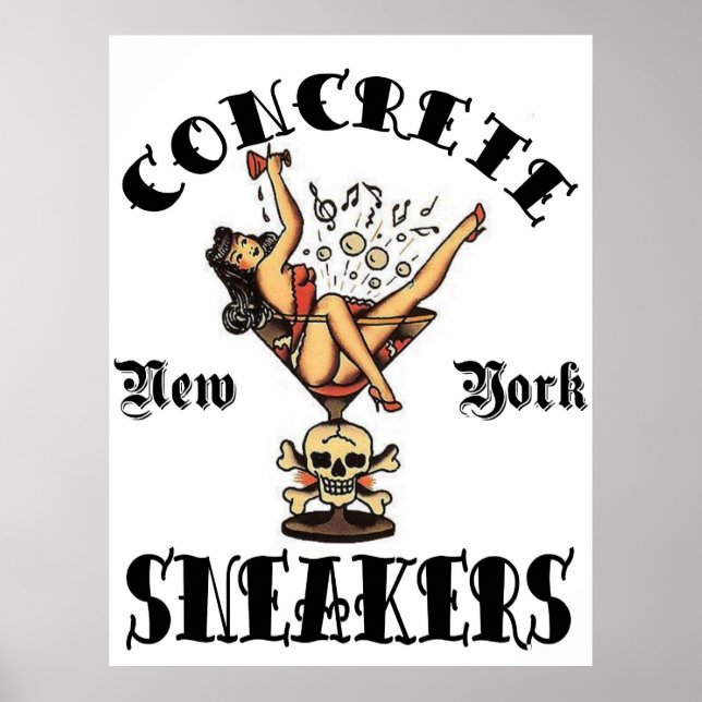 POSTER FALANTES CONCRETOS "LOGOTIPO DE TATTO" (Frente)