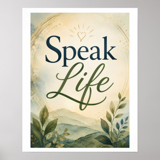 Poster Falar Vida (Frente)