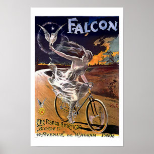 Poster Falcão Bicycle-c1890