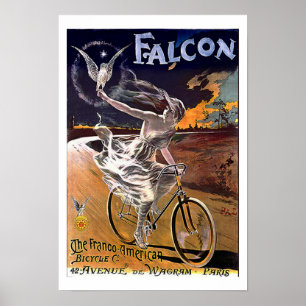 Poster Falcão Bicycle-c1890