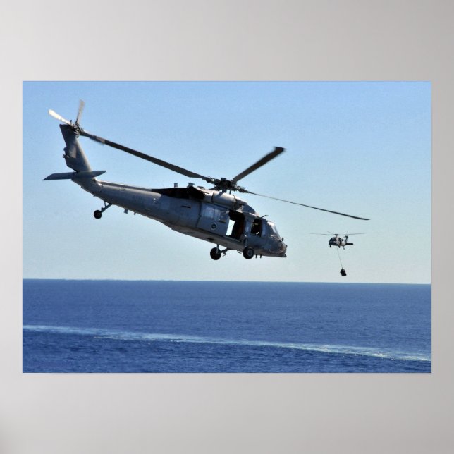 Póster Falcão do Mar MH-60S (Frente)