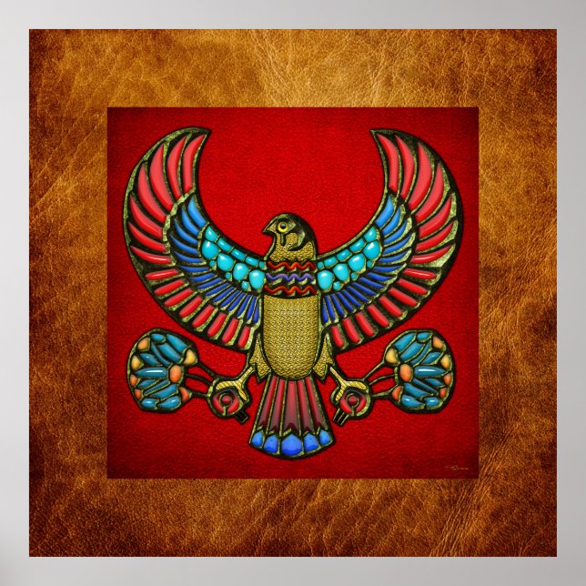 Poster Falcão Egípcio (Frente)