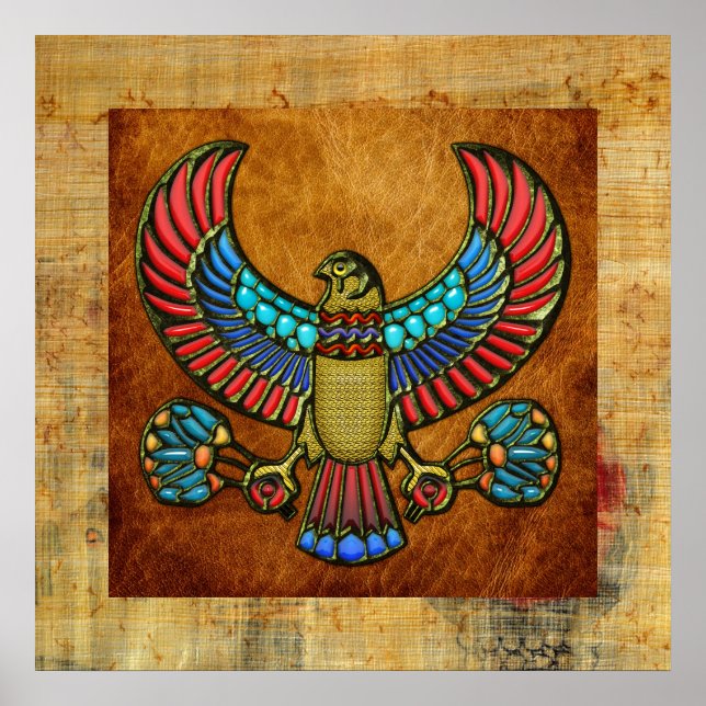 Poster Falcão Egípcio (Frente)