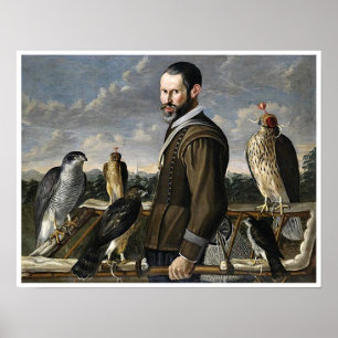 Poster Falcoeiro - século XVII
