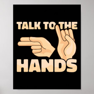 Poster Fale Com As Mãos Língua Americana 2