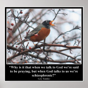 Poster Fale com Deus