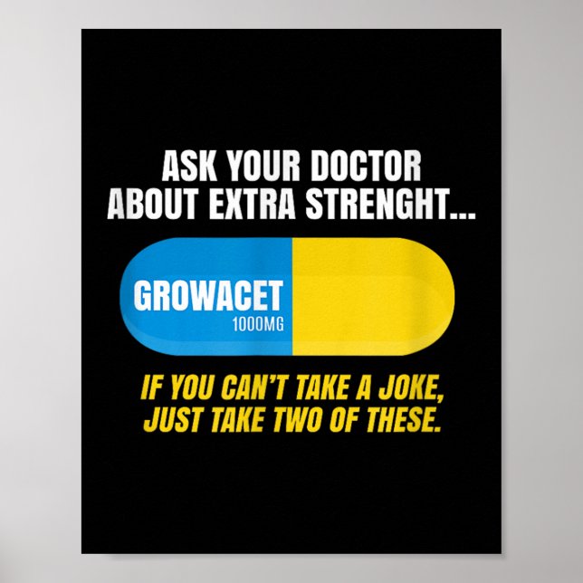 Poster Fale Com O Seu Médico Sobre O Fundo De Crescimento (Frente)
