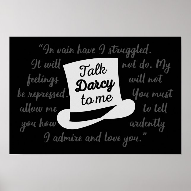 Poster Fale comigo Darcy II (Frente)