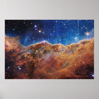 Poster Falésias Cósmicas na Nebulosa Carina