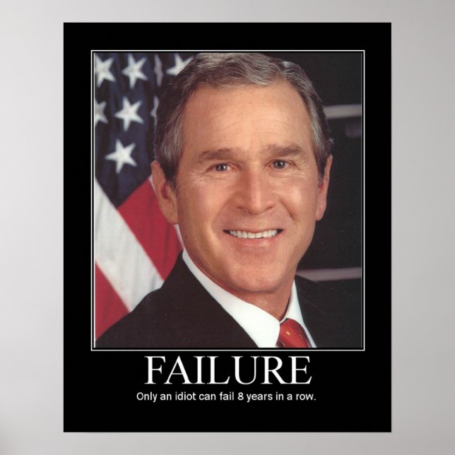 Póster Falha: George Bush (Frente)