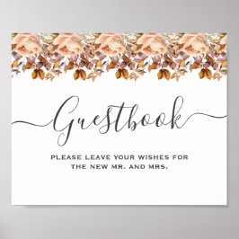 Poster Fall Autumn Deixa Casamento Russo de Boho