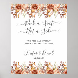 Poster Fall Autumn Deixa Casamento Russo de Boho