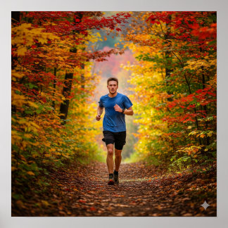 Poster Fall Cross-Country Run