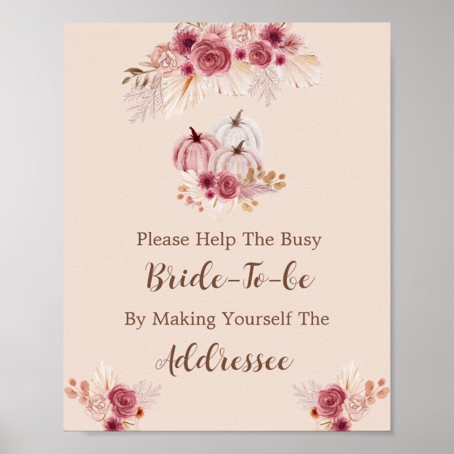 Poster Fall In Love Help The Busy Bride Address  (Frente)
