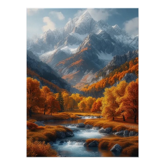 Póster Fall Stream (Frente)