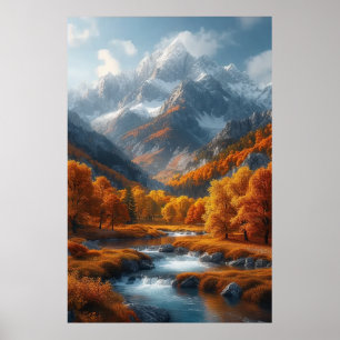 Poster Fall Stream