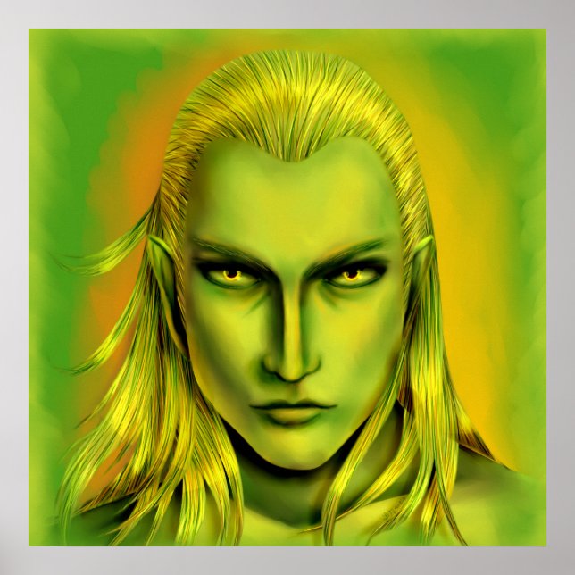 Poster Falln Male Forest Elf (Frente)