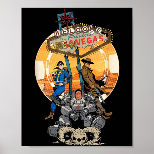 Poster Fallout - Welcome To Fabulous New Vegas  (Frente)