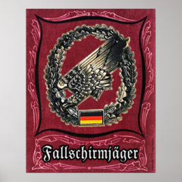Poster Fallschirmjaeger