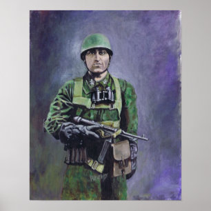 Póster Fallschirmjäger (diabos verdes)