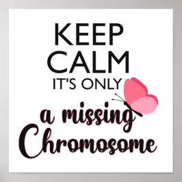 Poster Falta de reconhecimento da síndrome de Chromosome 