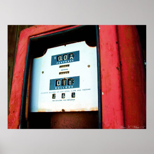 Póster Falta O Preço Do Gás (Frente)