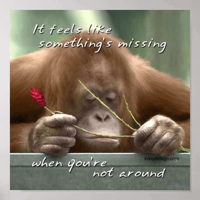 Póster Faltando você (Frente)