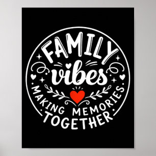 Poster Família 2026 vibrações férias criando memórias fam