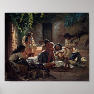 Póster Família cigana romana