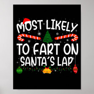 Poster Família Combinando Natal Mais Provável de Peidar n