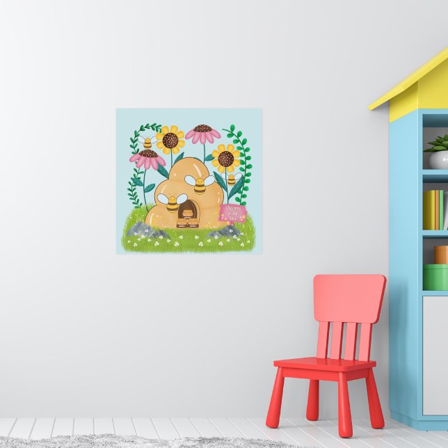 Poster Família de Abelhas Melíferas (Berçário 1)