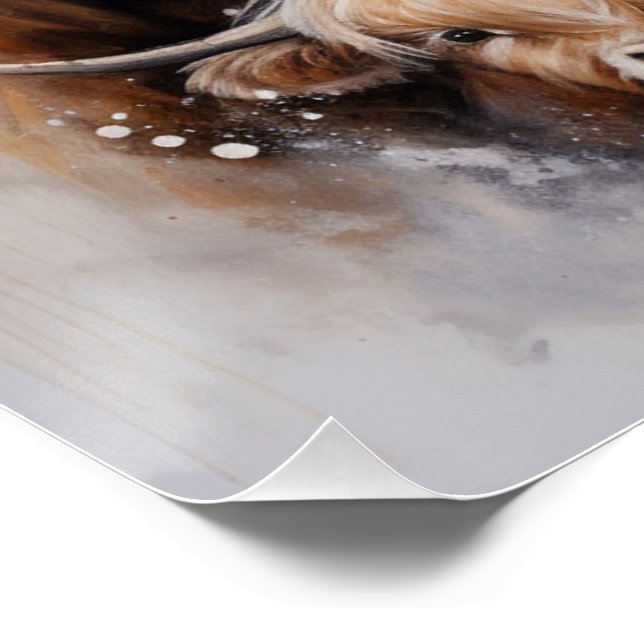 Póster Família de cinco vacas poster de criação - arte mo (Canto)