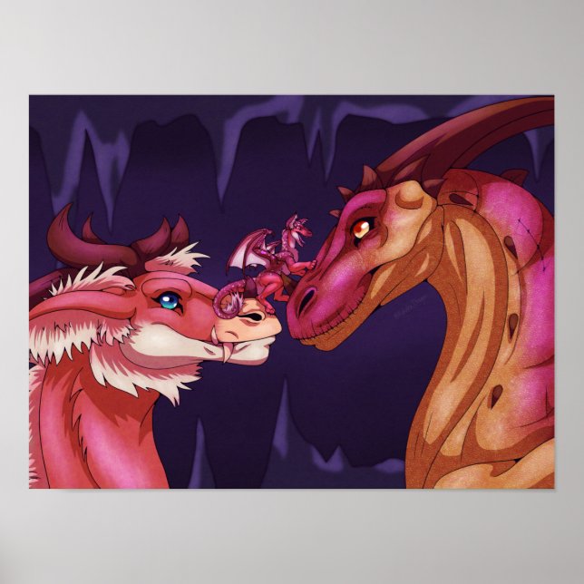 Poster Família de Dragões (Frente)