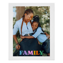 Família de tipografia de foto moderna simples