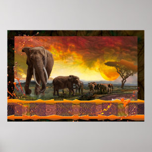 Poster Família Elefante "As Ligações que Amarram"