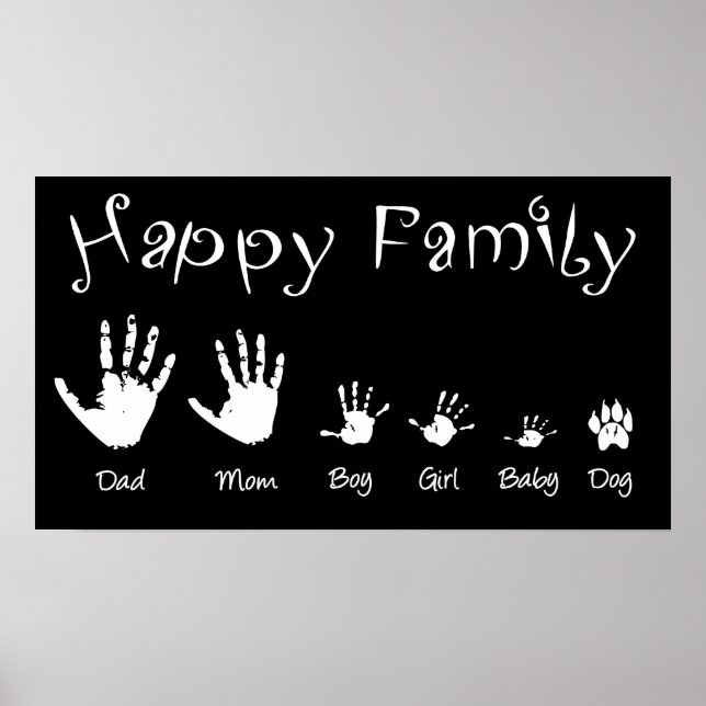 poster 'Família feliz' (Frente)