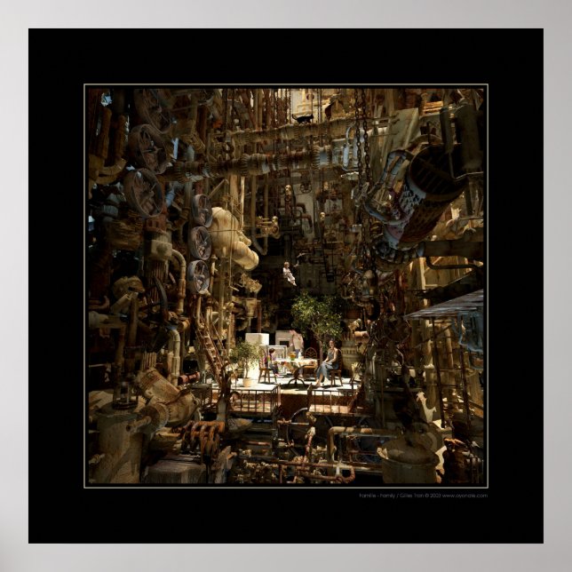 Póster Família (noite) / Famille (unidade) (Frente)