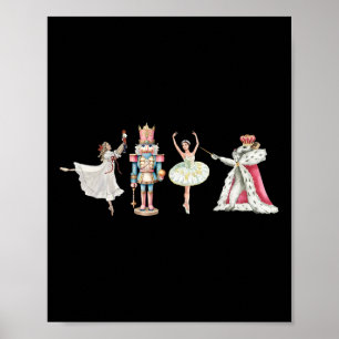 Poster Família Noz-Cracker Natal Xmas Correspondendo pija