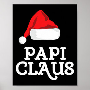 Poster Família Papi Claus Papais noeis de Natal em Combin