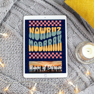 Poster Família Personalizada De Ano Novo Mobarak Persa Do