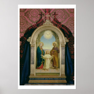 Poster Família santamente, 1898 (tempera no painel)